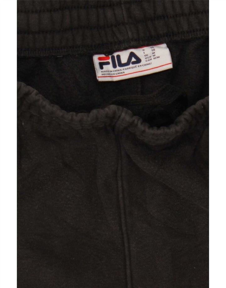 Pantaloni de trening Fila Barbati Joggeri Bumbac Negru Mediu
