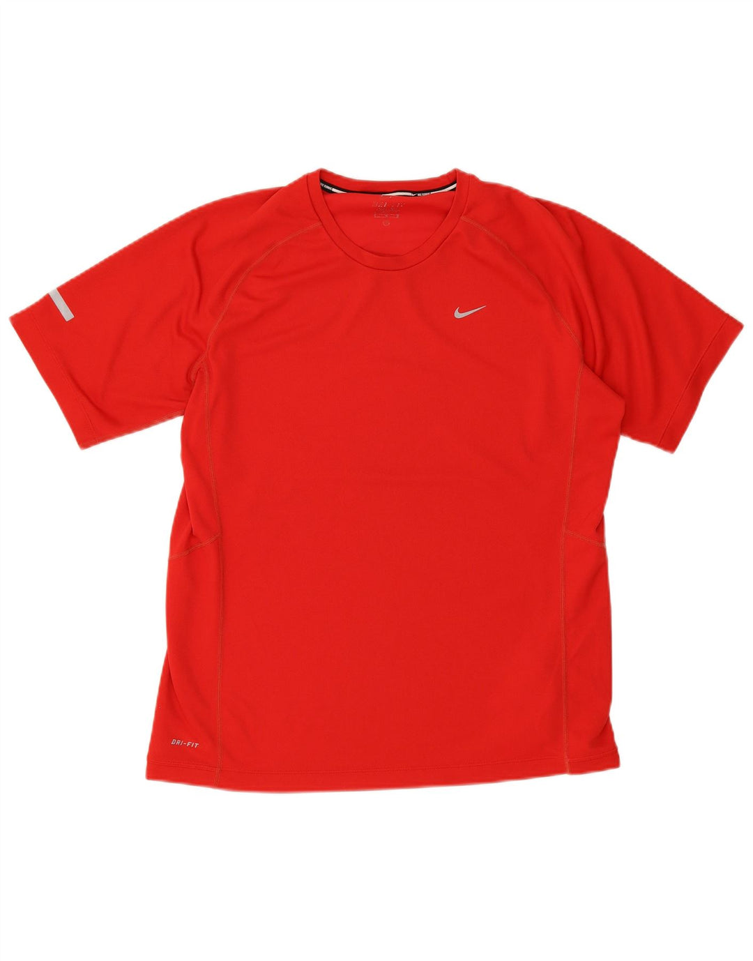 Tricou Nike Dri Fit pentru bărbați Top mare din poliester roșu