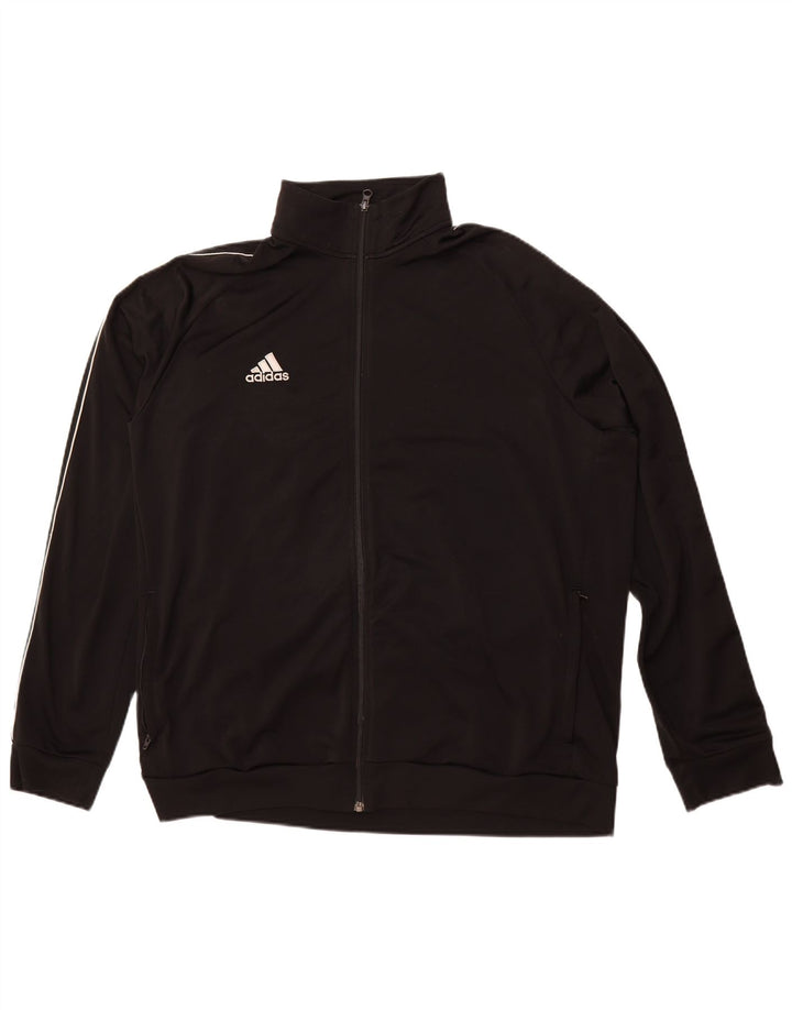 Jachetă de trening pentru bărbați Adidas 2XL, poliester negru