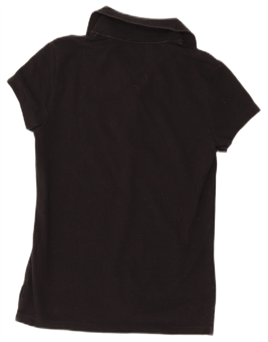 Tricou polo TOMMY HILFIGER pentru femei UK 8 mic bumbac negru