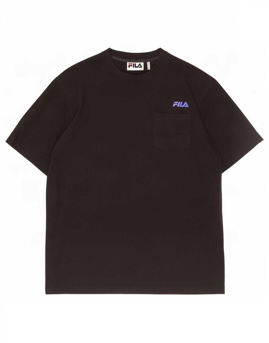 Tricou Bărbați Fila Top Mediu Negru Bumbac