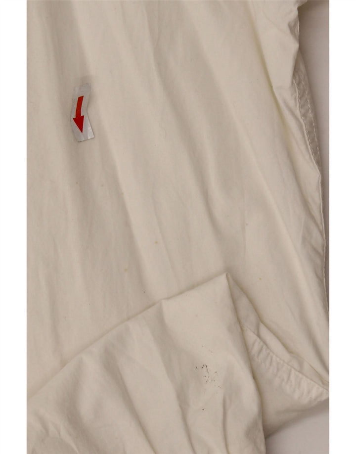 Jachetă bomber crop pentru femei Sergio Tacchini UK 10 Poliester alb mic