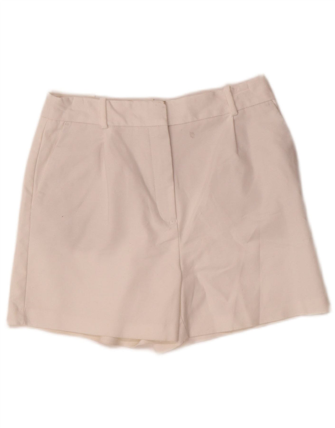 Pantaloni scurți chino pentru femei Zara Medium W28 Bumbac alb
