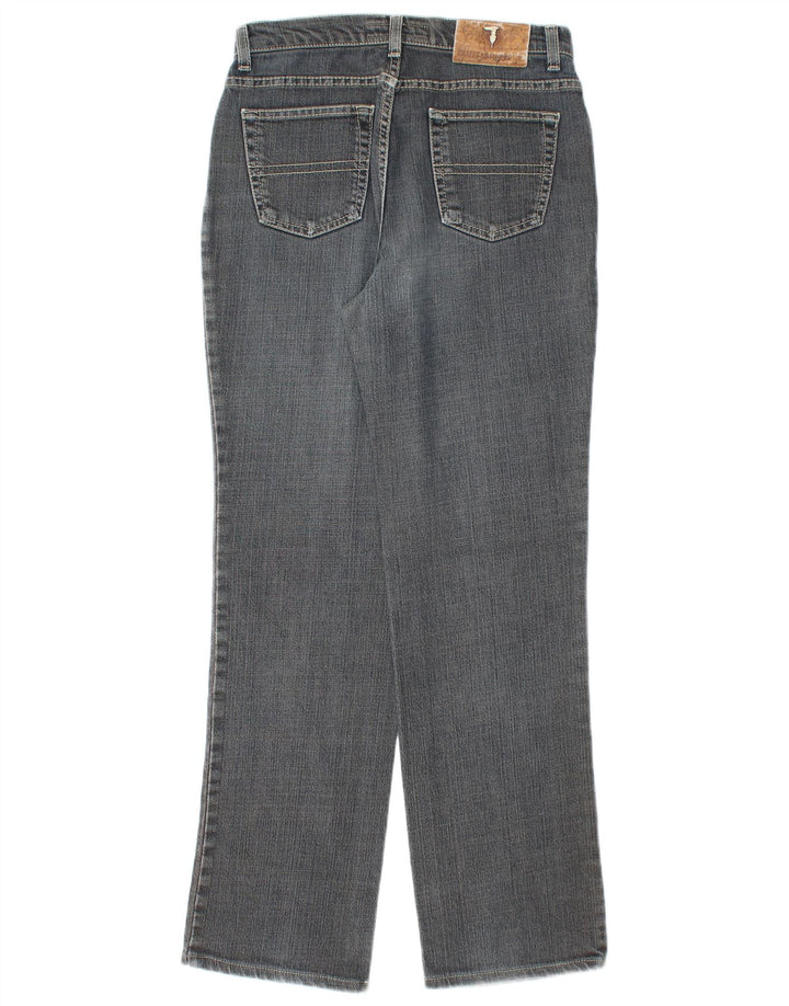 Trussardi blugi drepti pentru femei W27 L30 bumbac albastru