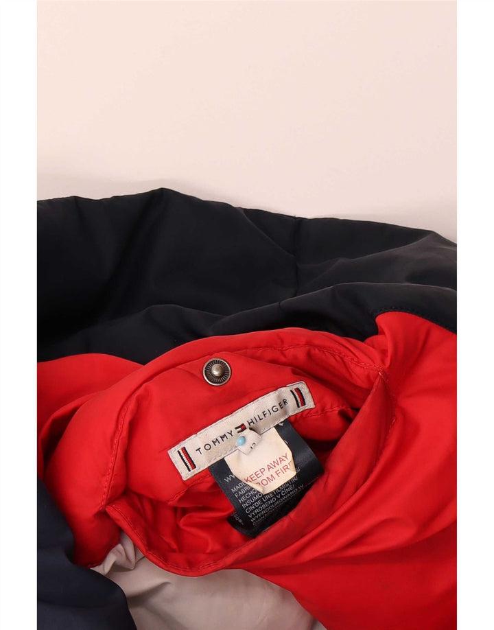 Jachetă căptușită cu glugă Tommy Hilfiger pentru băieți 11-12 ani, multicoloră