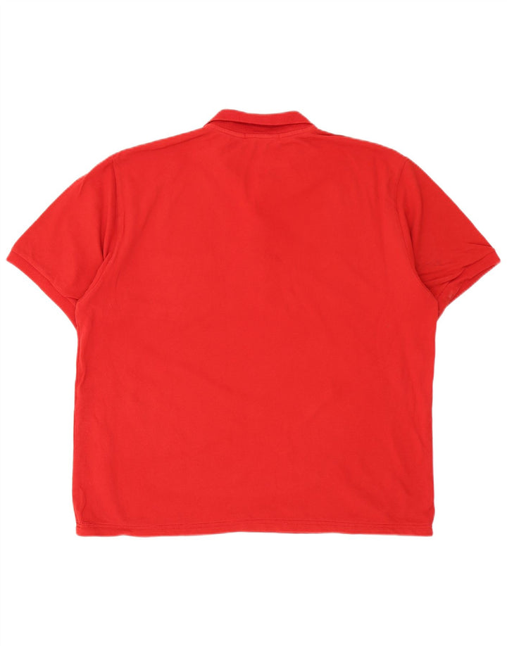 Trussardi Jeans Tricou Polo XL Roșu pentru bărbați