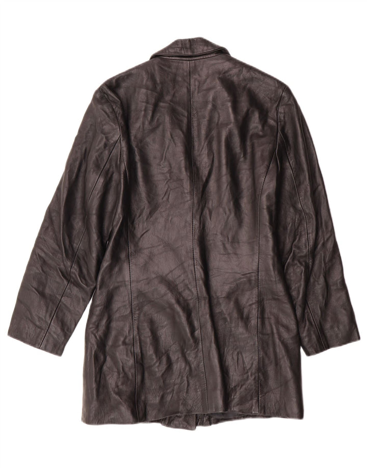 Geacă de piele vintage pentru femei IT 44 Medium Black Classic