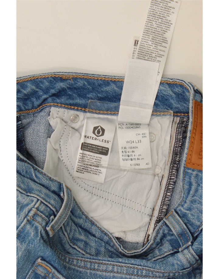 Blagi Levi's Bootcut pentru femei L24 L26 Bumbac albastru