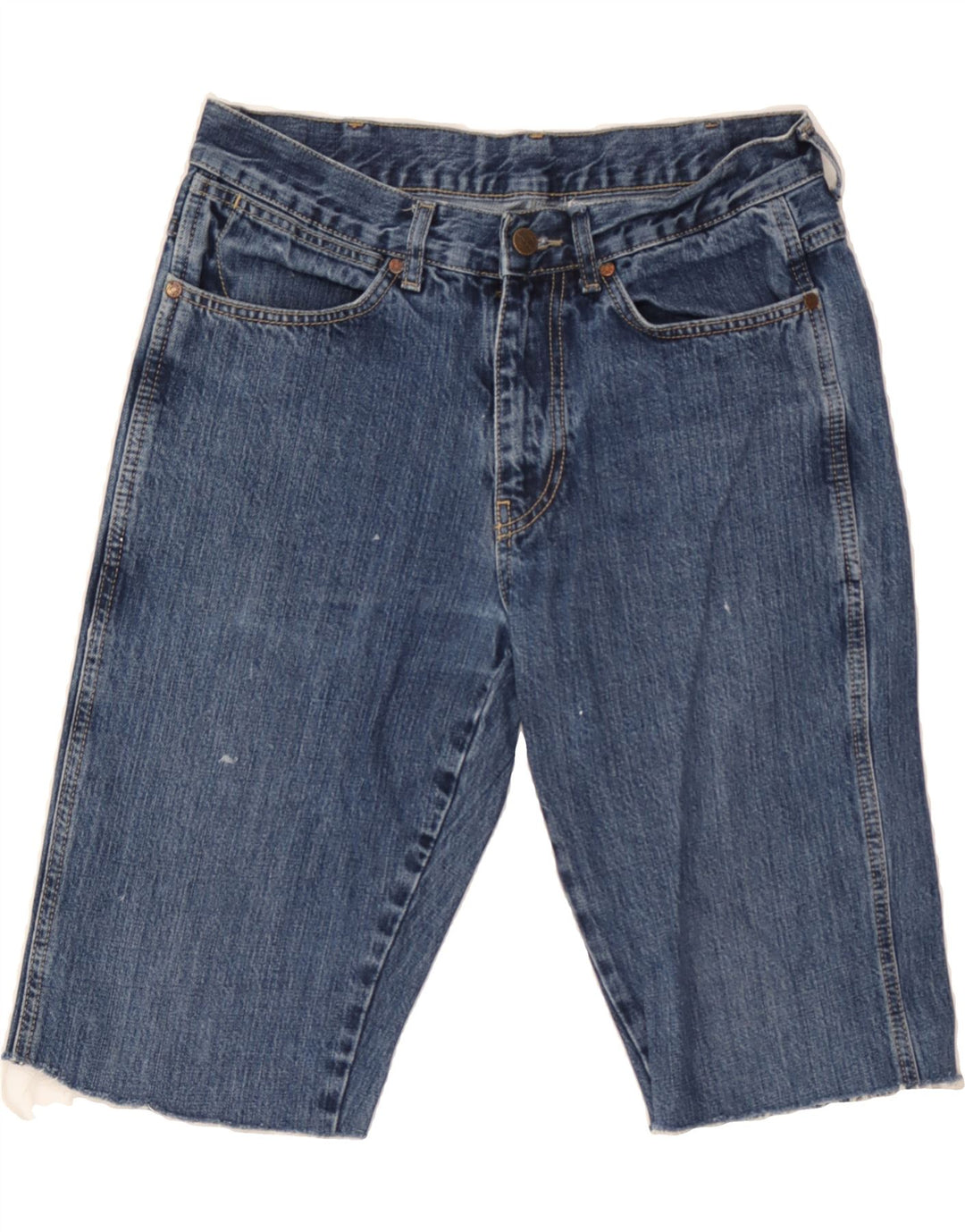 WRANGLER Mens Denim Shorts W32 Medium Blue Vintage Wrangler and Second-Hand Wrangler from Messina Hembry 