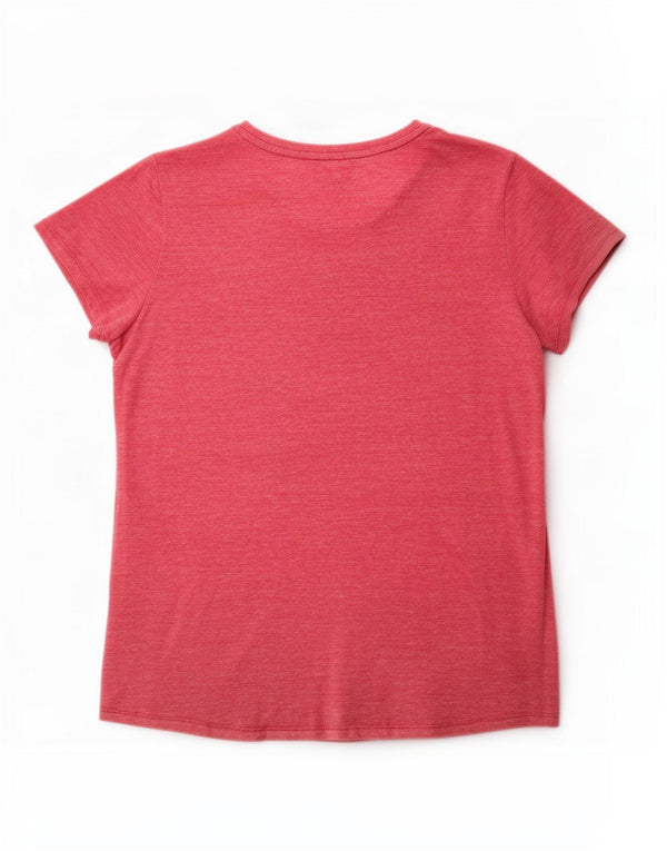 Tricou cu grafic Puma pentru femei Top UK 16 Large Pink Flecked Polyester