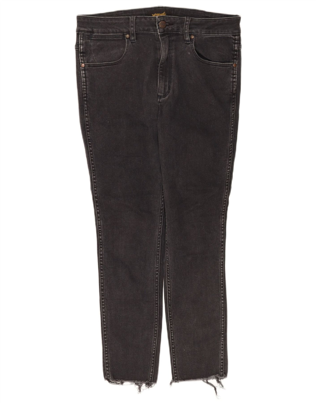 Blugi tăiați pentru femei Wrangler W32 L25 bumbac negru