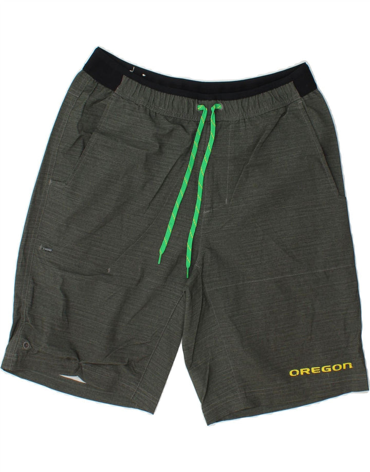 COLUMBIA Mens Oregon Sport Shorts Small  Green Polyester Vintage Columbia and Second-Hand Columbia from Messina Hembry 