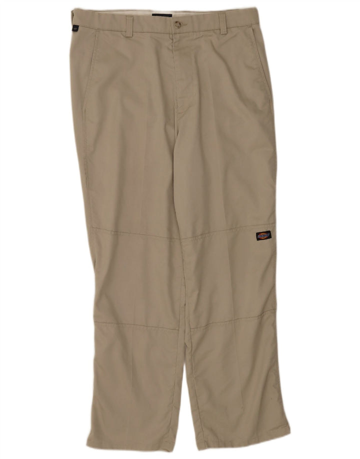 Dockers Pantaloni Chino Drepți Bărbați L34 L30 Poliester Bej