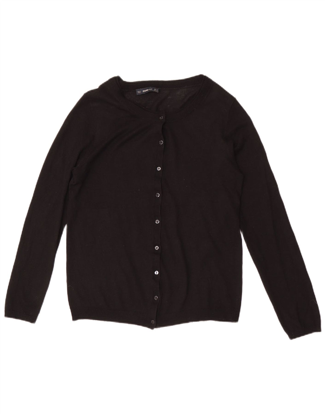 Pulover cardigan pentru femei Zara UK 12 Medium Negru