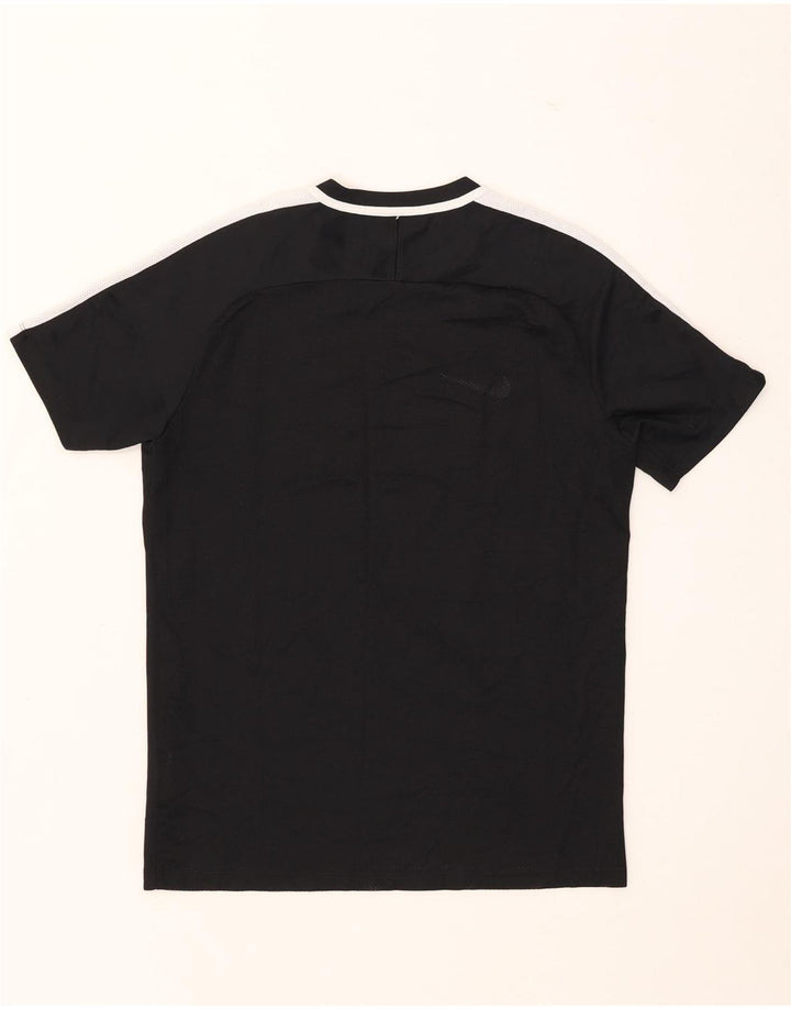 Tricou Nike Dri Fit pentru bărbați Top Mediu Negru Poliester Bloc de culoare