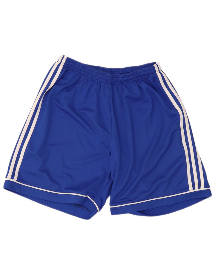 Pantaloni scurți sport pentru bărbați Adidas Climalite, mari, albastru, poliester