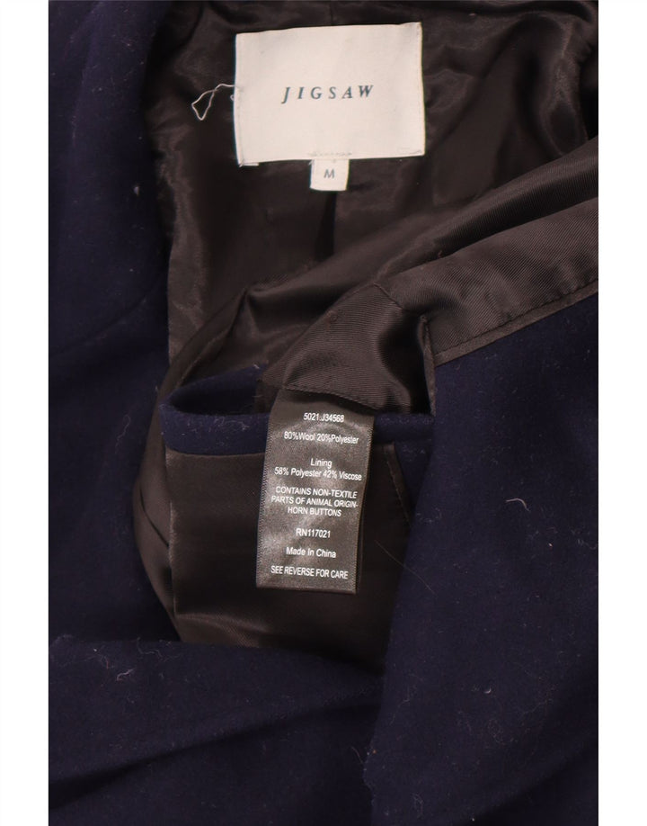 Pardesiu pentru bărbați Jigsaw UK 38 Mediu Lână bleumarin