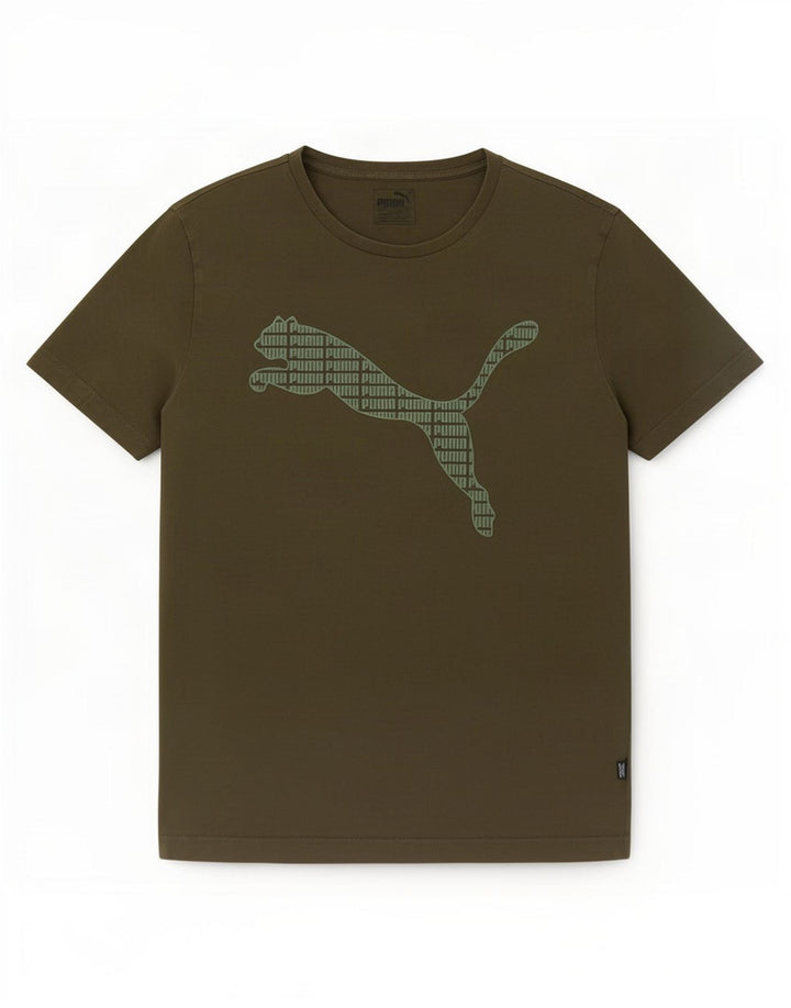 Tricou grafic Puma pentru bărbați Top Small Khaki