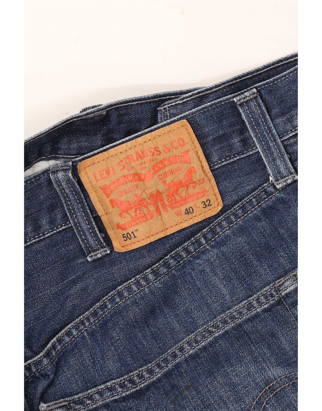 Blugi drepti pentru bărbați Levi's W40 L32 Blue Classic