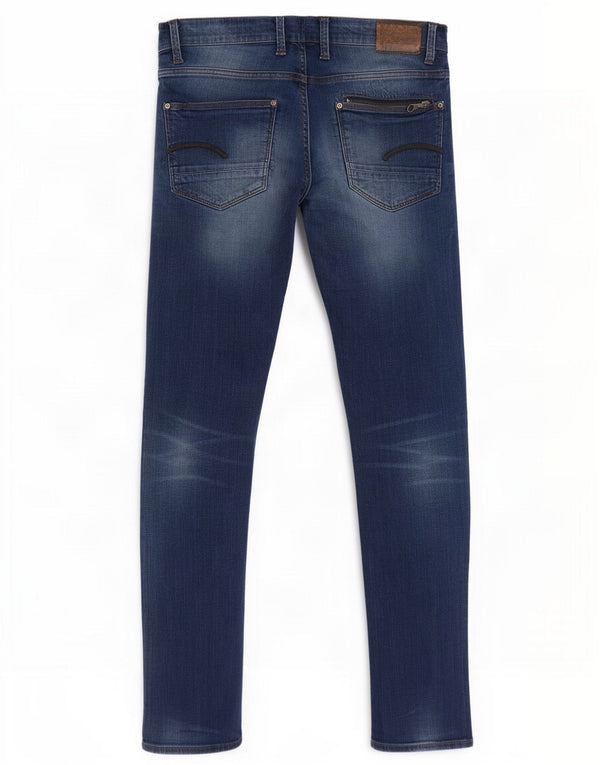 Blugi G-Star Attacc Super Slim pentru bărbați W33 L34 Bumbac albastru