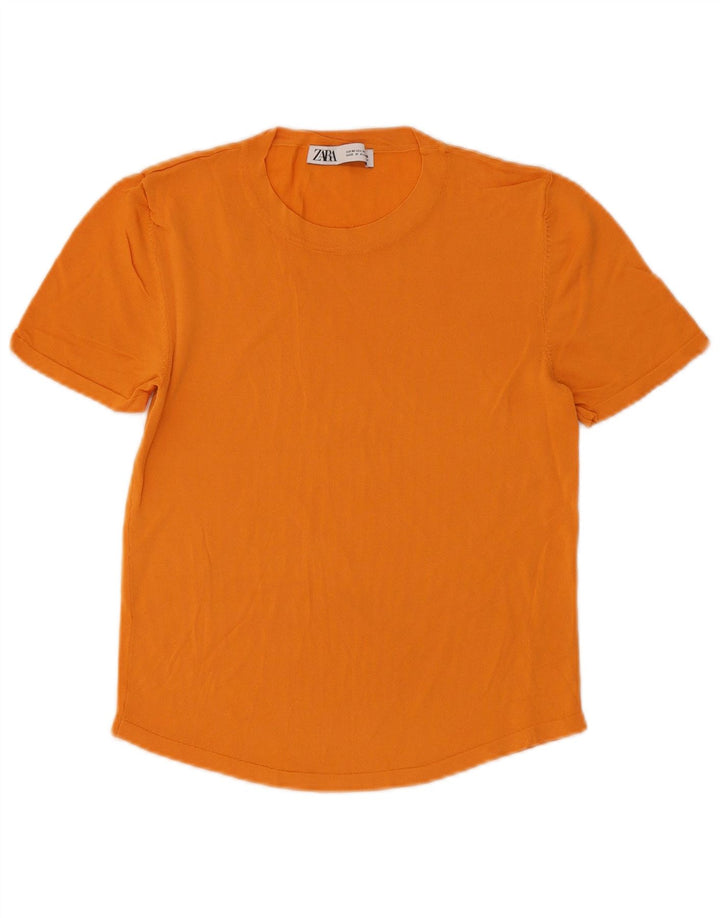 Tricou pentru femei Zara UK 12 portocaliu mediu