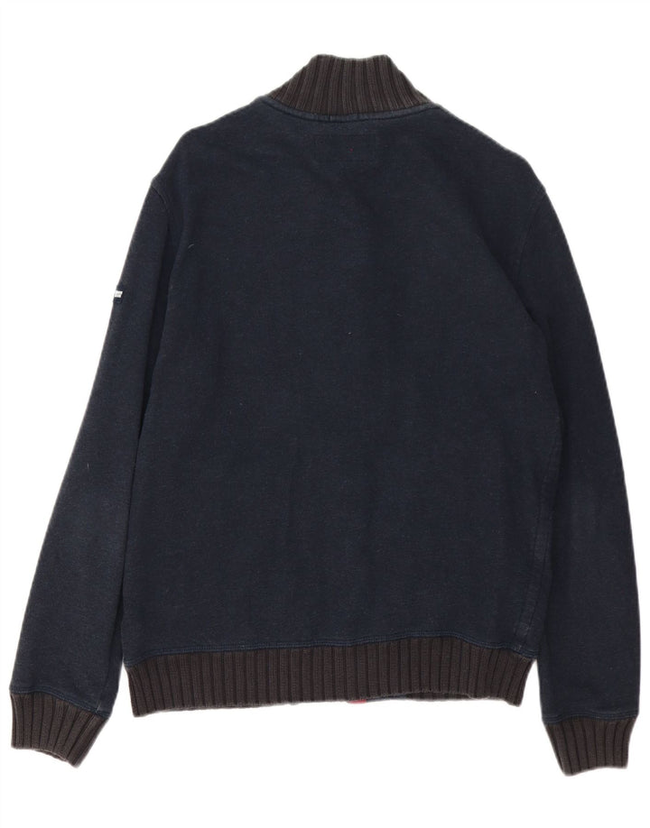 Pulover cardigan pentru bărbați Armani Jeans, mare, albastru, bumbac