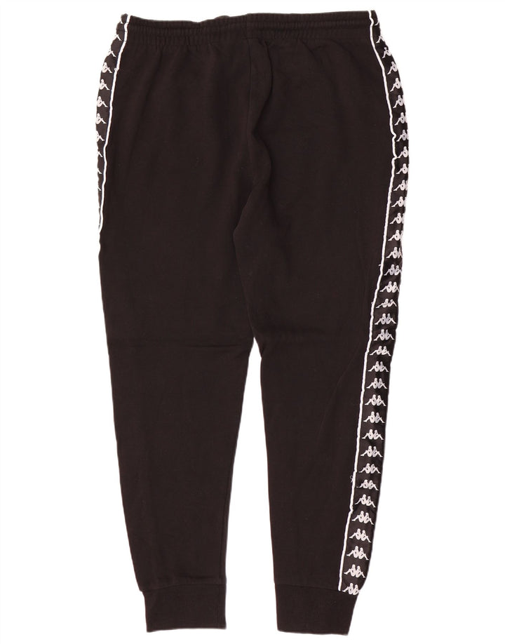 Pantaloni de trening grafic pentru bărbați KAPPA Pantaloni de jogging 2XL bumbac negru