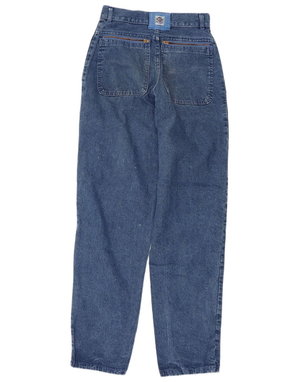 Mash Blugi conici cu talie înaltă pentru femei IT 42 Medium L23 L31 Bumbac albastru