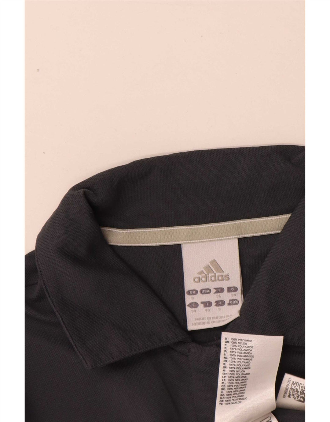 Tricou polo Adidas Climalite pentru femei UK 8 Small Gri Poliamidă