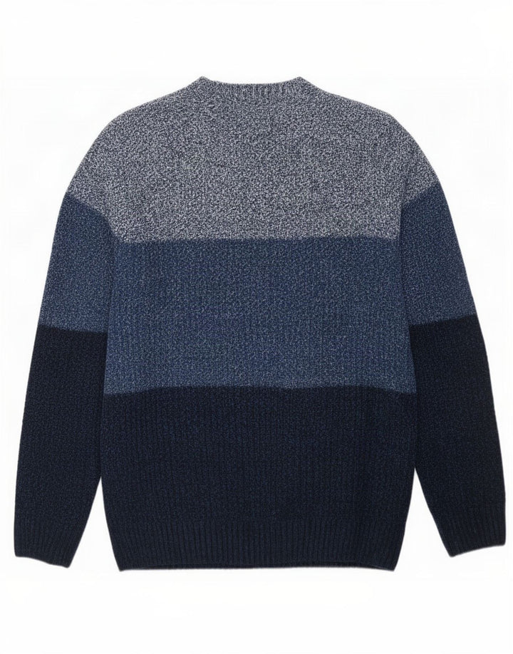 Pulover pentru bărbați Marks & Spencer cu gât roșu, mare, multicolor, pete