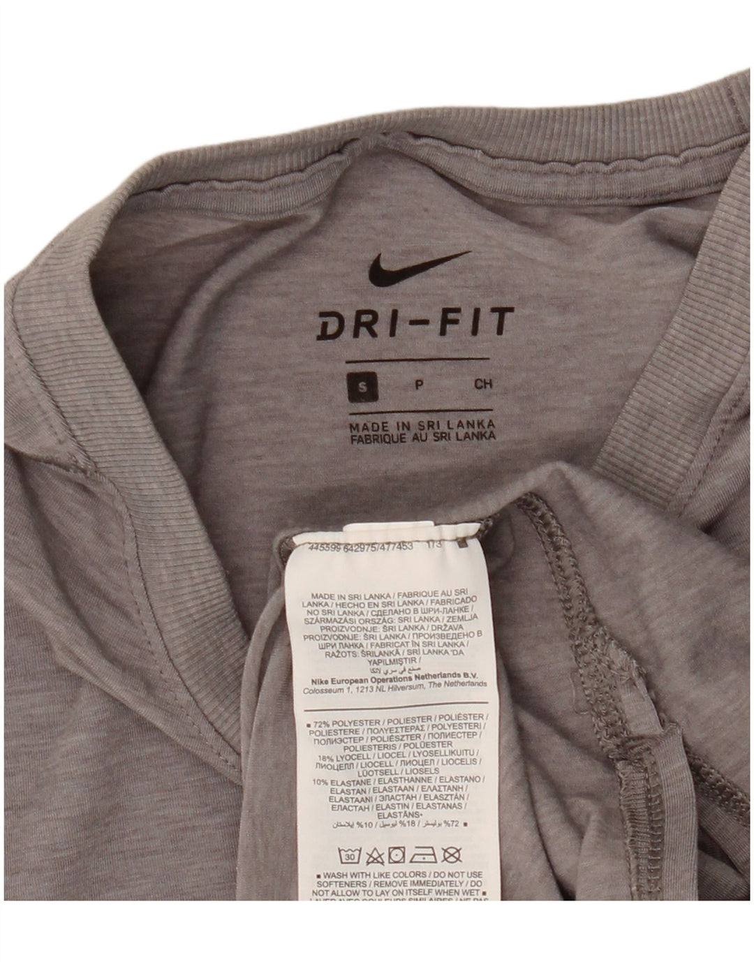 Vestă Nike Dri Fit pentru femei UK 10 Small Gri Poliester