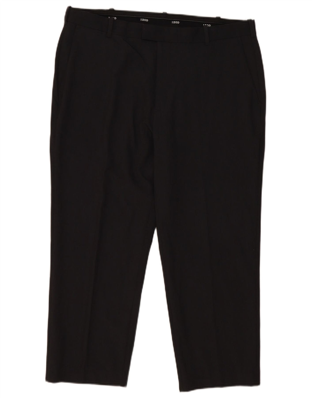 Pantaloni de costum drepte pentru bărbați Izod L36 L25 poliester gri