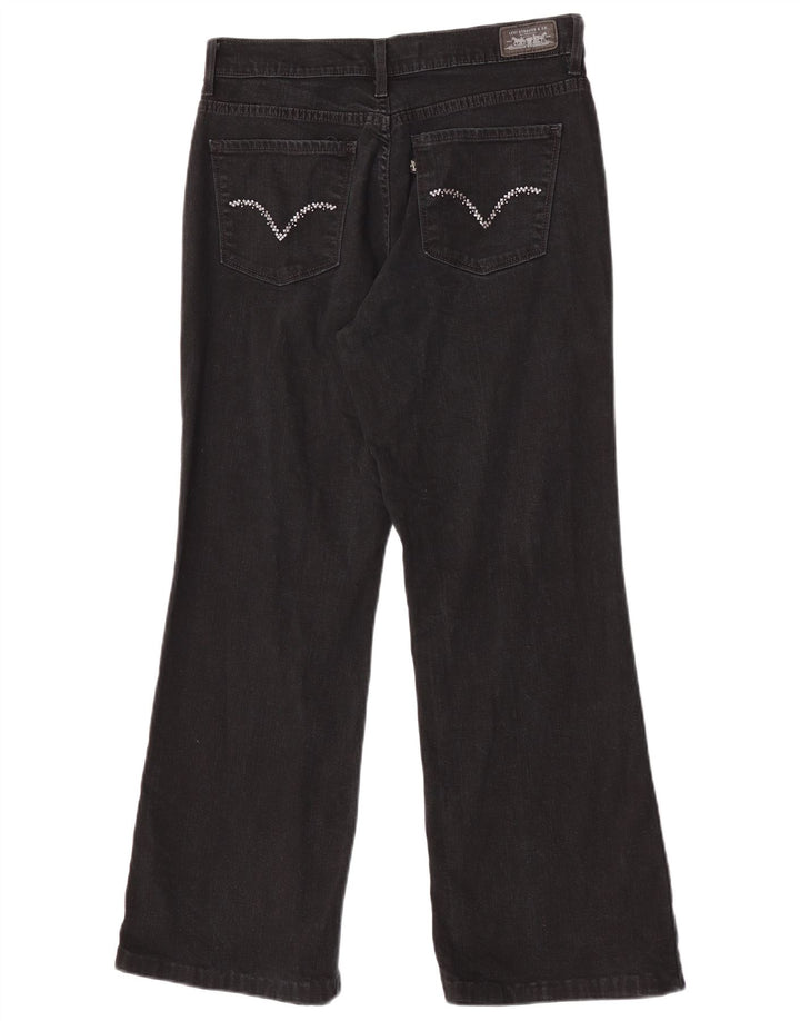 Blugi pentru femei Levi's 512 pentru slăbire Bootcut US 8 Medium W27 L28 Bumbac negru
