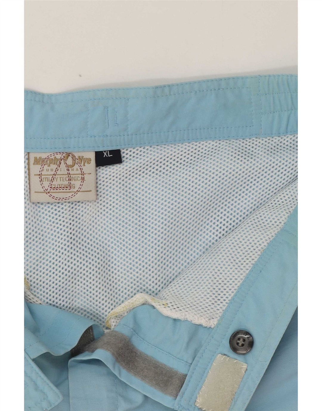 Murphy & Nye Pantaloni scurți de înot grafic pentru bărbați XL, albastru, poliamidă color bloc
