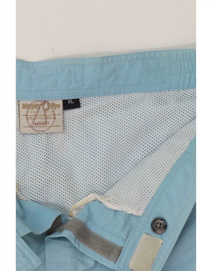 Murphy & Nye Pantaloni scurți de înot grafic pentru bărbați XL, albastru, poliamidă color bloc