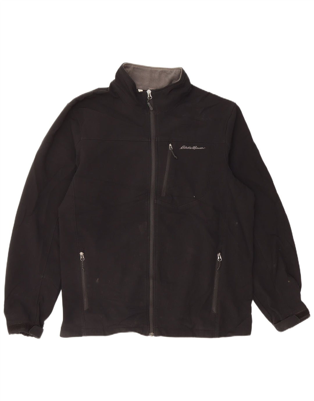 EDDIE BAUER Jachetă de vânt pentru bărbați UK 42 XL Poliester negru