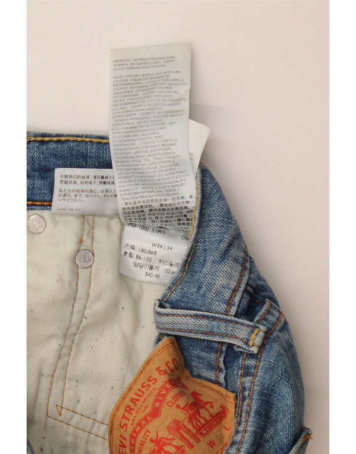 Blugi 511 Slim LEVI'S pentru bărbați L34 L34 Bumbac albastru