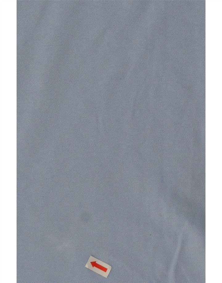 Tricou polo Lyle & Scott pentru bărbați, bumbac albastru mediu
