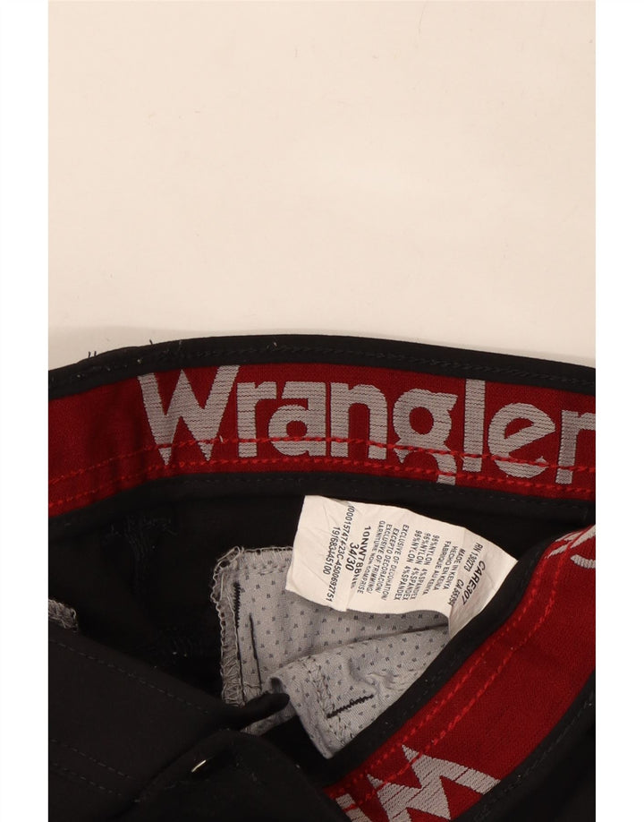 Pantaloni cargo subțiri pentru bărbați WRANGLER W34 L30 Nylon negru