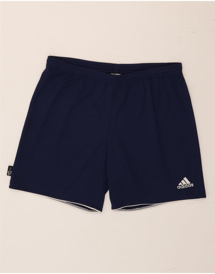 Pantaloni scurți sport pentru bărbați Adidas Climalite, mari, albastru, poliester