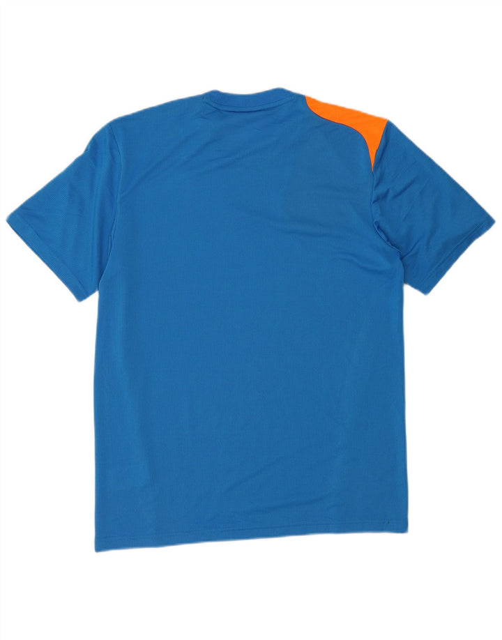 Tricou grafic pentru bărbați Adidas Top Mediu Albastru Poliester Bloc de culoare