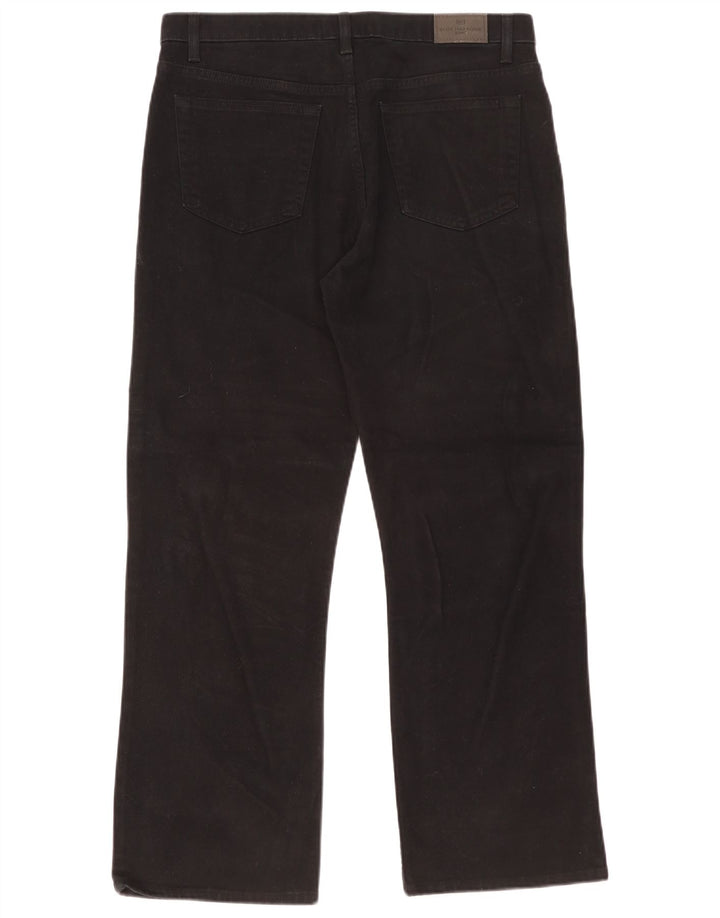 Blugi drepti pentru bărbați Marks & Spencer Blue Harbour W36 L29 bumbac negru