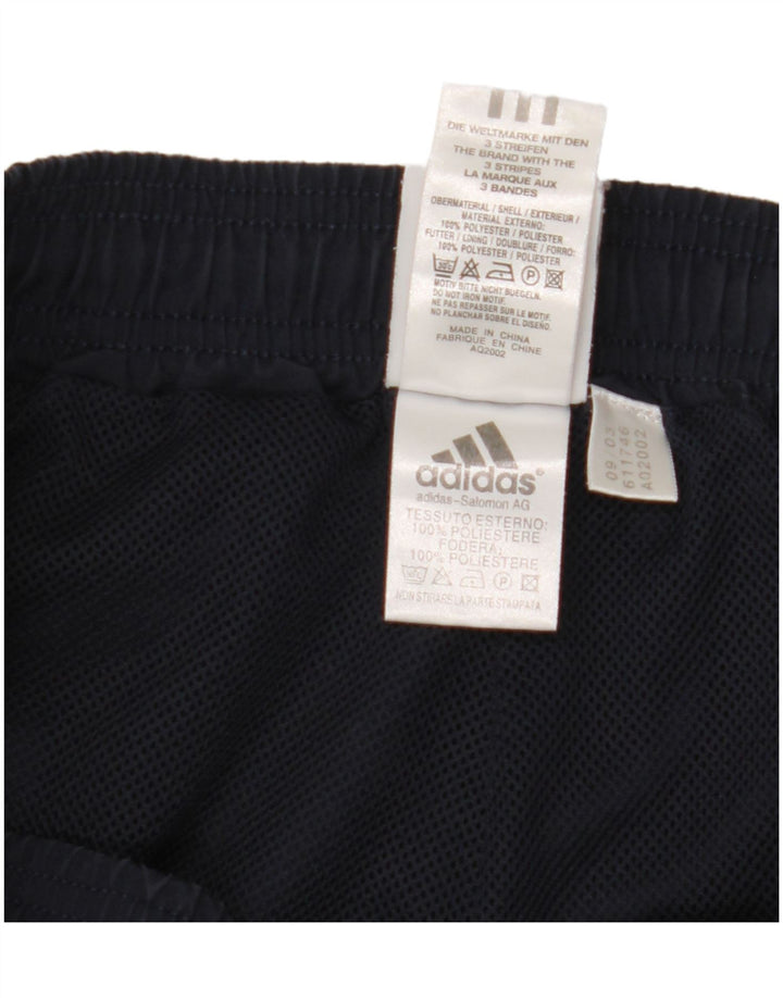 Pantaloni scurți sport Adidas pentru bărbați, poliester mediu bleumarin