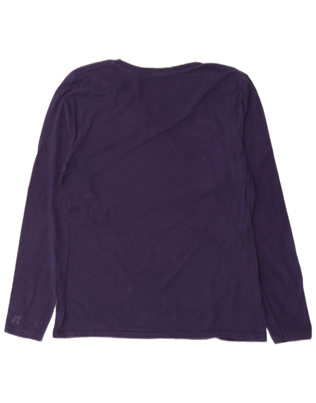 Russell Athletic pentru băieți, top grafic cu mânecă lungă, 8-9 ani, mediu bleumarin