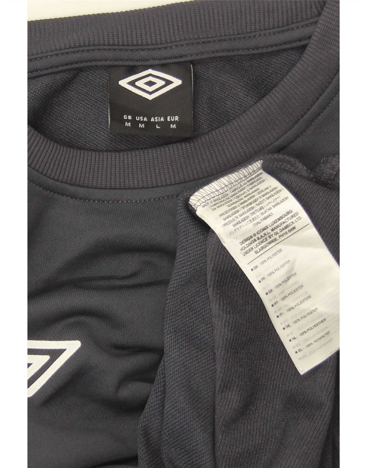 Pulover Umbro pentru bărbați, poliester color bloc, gri mediu
