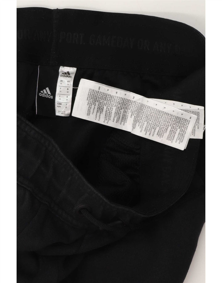 Pantaloni de trening Adidas pentru bărbați Joggeri poliester mediu negru