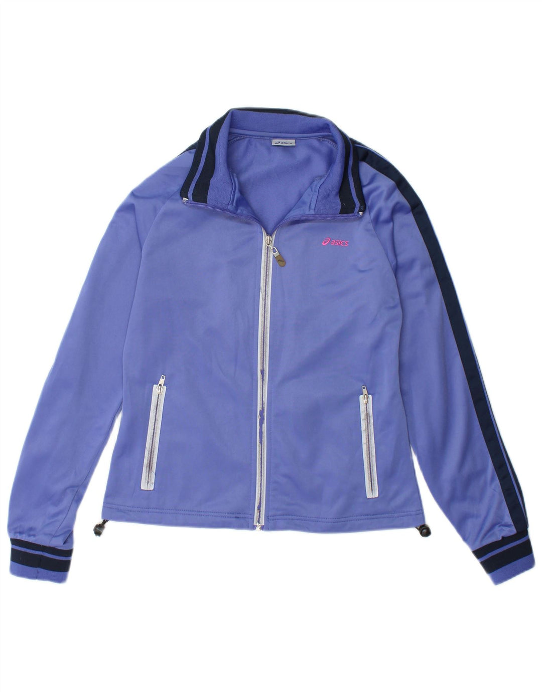 Jachetă de top pentru trening Asics pentru femei UK 12 Poliester violet mediu