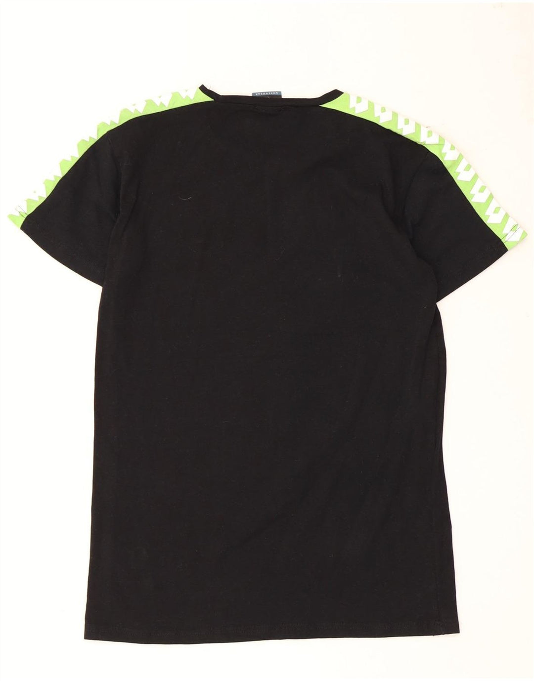 Tricou grafic Lotto pentru bărbați Top mediu negru din bumbac color bloc