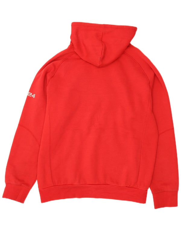 Pulover Umbro pentru bărbați, cu glugă, 2XL, roșu, bumbac