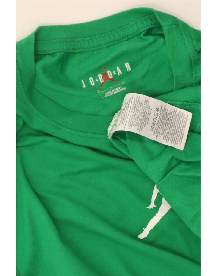 Tricou pentru bărbați Jordan Top din bumbac verde mediu